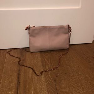 Pink small crosse body bag